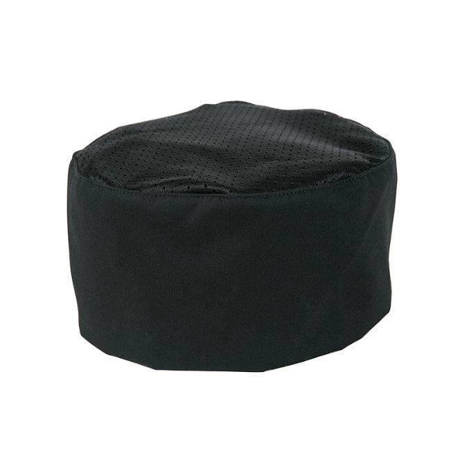 Black Mesh Bakers Cap