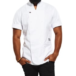 Tilit Chef Coat - Short Sleeve, White - 2X-Large