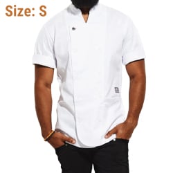 Tilit Chef Coat - Short Sleeve, White - Small