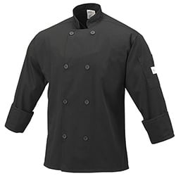 Millennia Unisex Chef Jacket (Black) By Mercer Culinary