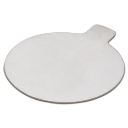 Round Pastry Boards - 3-1/4 inch - Silver