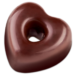 Fiorani Heart Chocolate Molds  - 21 forms