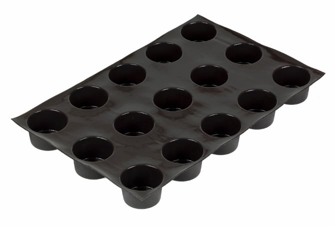 Moule silicone pour chocolat - 15 ronds - Easy Choc - Silikomart
