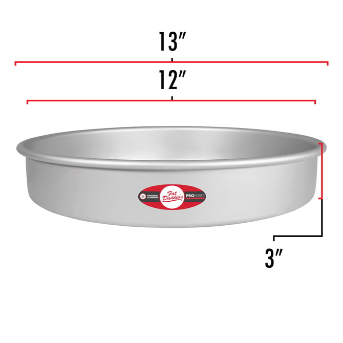 Round Cake Pan 12 by 3 Inch Deep - Cake Decor Etc