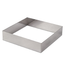 Stainless Steel Square Ring Mold - 1.7-inch x 7.9-inch