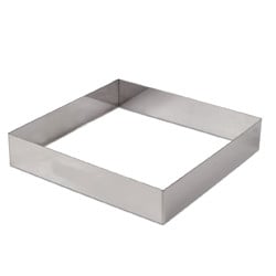 Stainless Steel Square Ring Mold - 1.7-inch x 9.4-inch