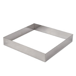 Stainless Steel Square Ring Mold - 1.7-inch x 11-inch