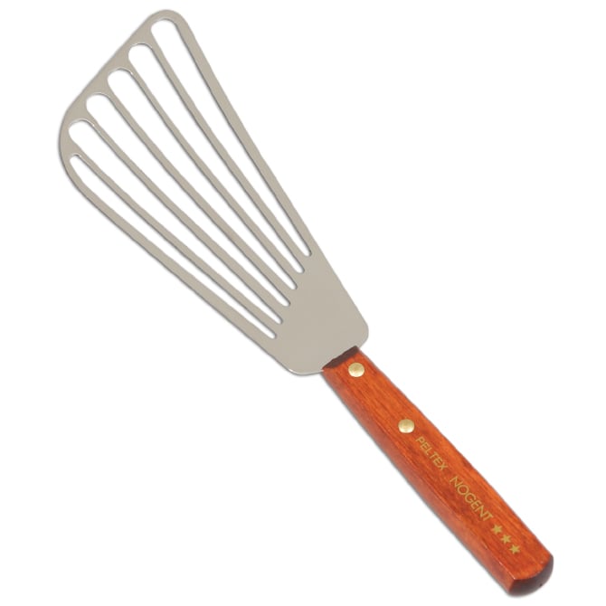 small wooden handle spatula