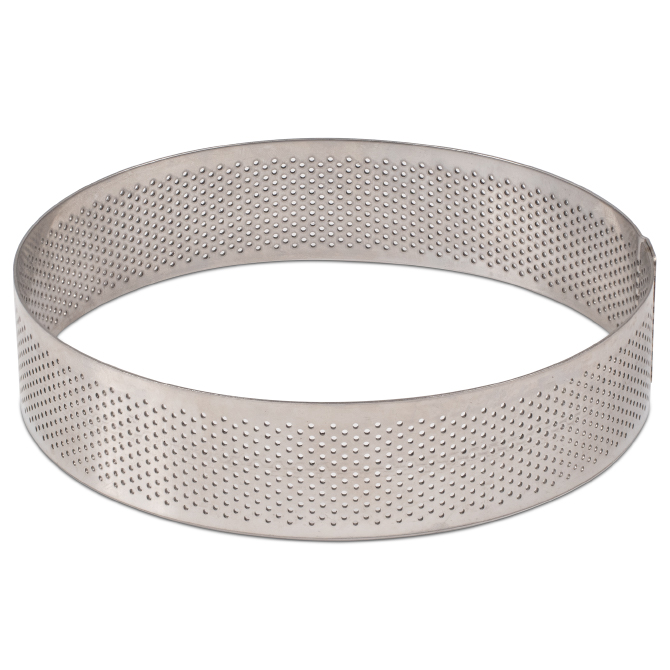 Pavoni Crostate Micro Perforated Rings | Molds | JB Prince