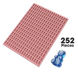 Bear Shape Silicone Mold with 252 forms 