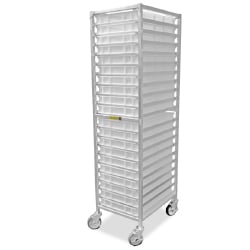 Mobile Pasta Cart with 20 Trays - Pisa by Arcobaleno