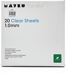 Mayku Form Box Clear Sheets 1.00mm Thick