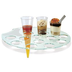 Comatec Crystal Plastic Palette Tray;