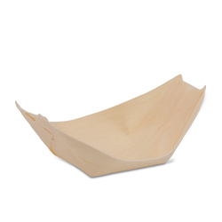 Deep Wood Paper Serving Boat