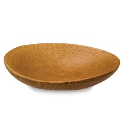 Comatec Round Bamboo Dish - 2.25