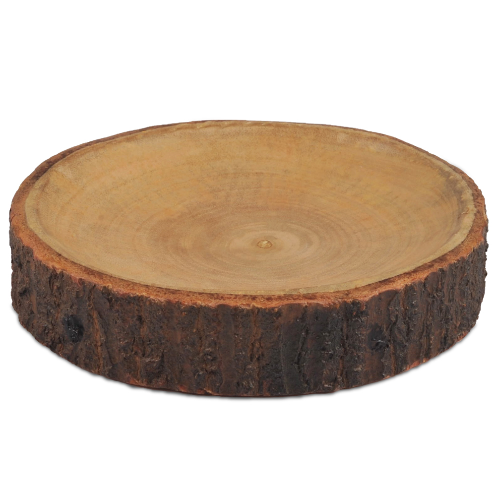 Mango Wood Plate With Bark Jbprince Com