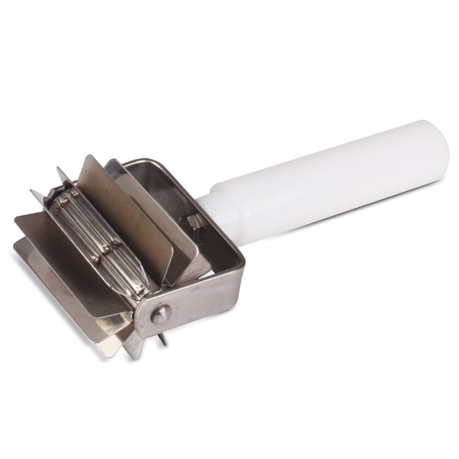 Stainless Steel Cake Bread Cutter Tools Pastry Dough Cutter Scraper Potato  Fries Cutting Tools With Plastic