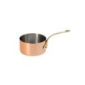 Copper Saucepan with Brass Handle 4.7 inch diameter