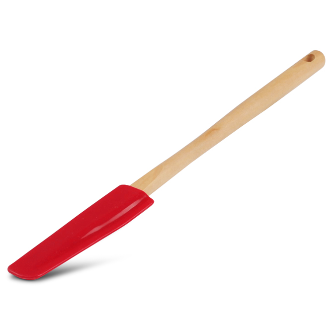 narrow silicone spatula