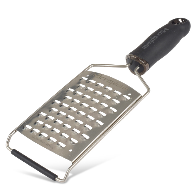 Microplane Four Sided Stainless Steel Ultra-Sharp Multi-Purpose Box Grater  - Slicer, Fine, Ribbon, and Extra Coarse Blade Styles