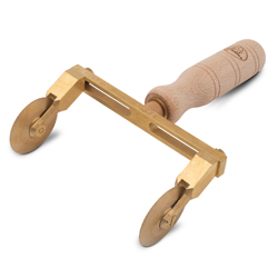 La Gondola Double Smooth Brass Roller Cutter