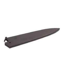 Edro Wood Saya with Ebony Pin for Misono Chef Knife - 8