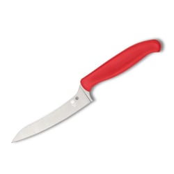 Spyderco Pointed Z-Cut - Plain Blade - Red