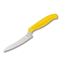 Spyderco Pointed Z-Cut - Plain Blade - Yellow