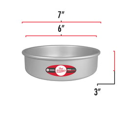 Fat Daddio's Pro Series Cake Pan - 6 x 3 in high