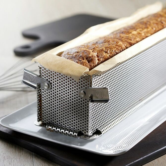Pâté professionnel en croute long pince en fer blanc 300 x 70 x 85 mm :  : Cuisine et Maison