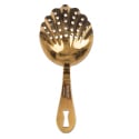 Barfly Scalloped Julep Strainer - Gold Plated