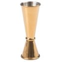 Barfly Japanese Style Jigger - 1 and 2oz - Gold Plated