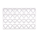 Medium Hearts Chocolate Mold - 28 Forms