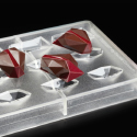 Davide Comaschi 3-Piece Heart Chocolate Mold - 15 forms
