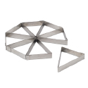 Triangular Tart Mold - 8 Pieces