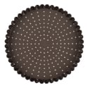 Perforated Tart Mold, Fluted - Nonstick - 7.9