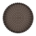 Perforated Tart Mold, Fluted - Nonstick - 9.5