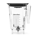 Blendtec CLEAR WildSide+ Jar, Black Hard Lid