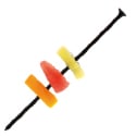 Comatec Black Plastic Screw Skewers