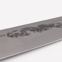 Misono Carbon Steel Chef's Knife with Dragon Etching - 9.5