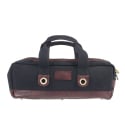 Boldric Chef Carryall Black Canvas with Brown Leather Trim