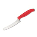 Spyderco Blunt-Tip Z-Cut - Plain Blade - Red