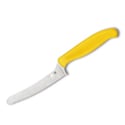 Spyderco Blunt-Tip Z-Cut - Serrated Blade - Yellow